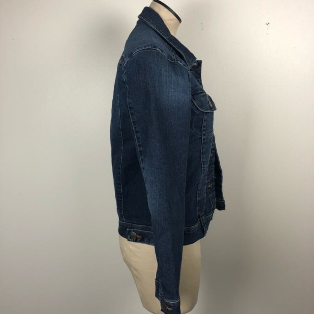 Lee Perfect Fit Jean Jacket Dark Wash Small - Picture 3 of 4